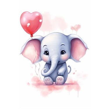 Elephant Painting for Nursery